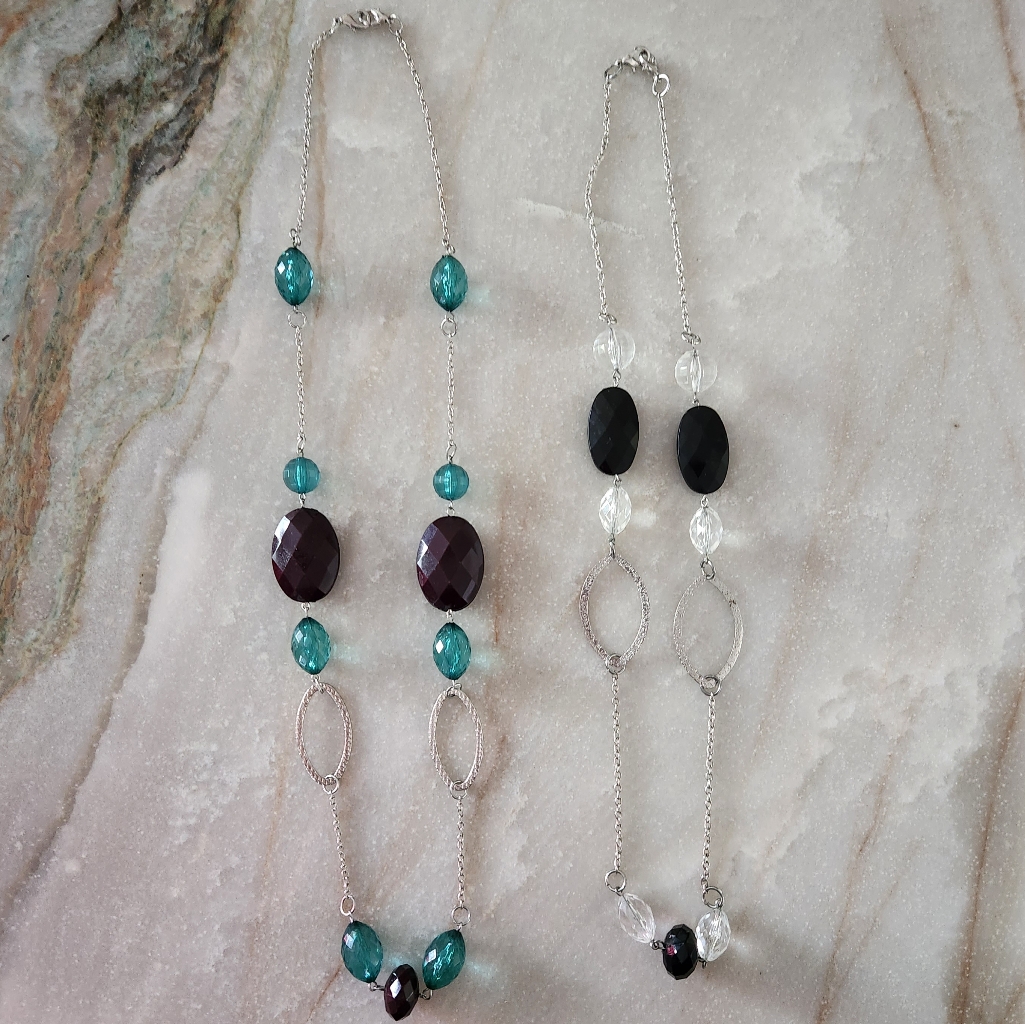 2 Necklaces Costume Jewelry